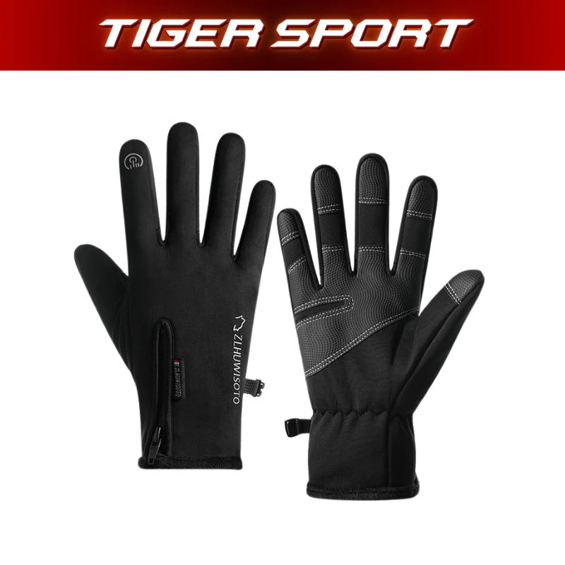 Găng tay xe máy - Găng tay mùa đông - Chống nước - Lót nỉ dày dặn - Chống trơn trượt GT-03
