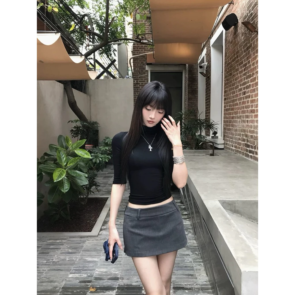 Chân váy A cạp trễ ngang rốn bigsize (55-85kg)[KIMBIGSIZE]