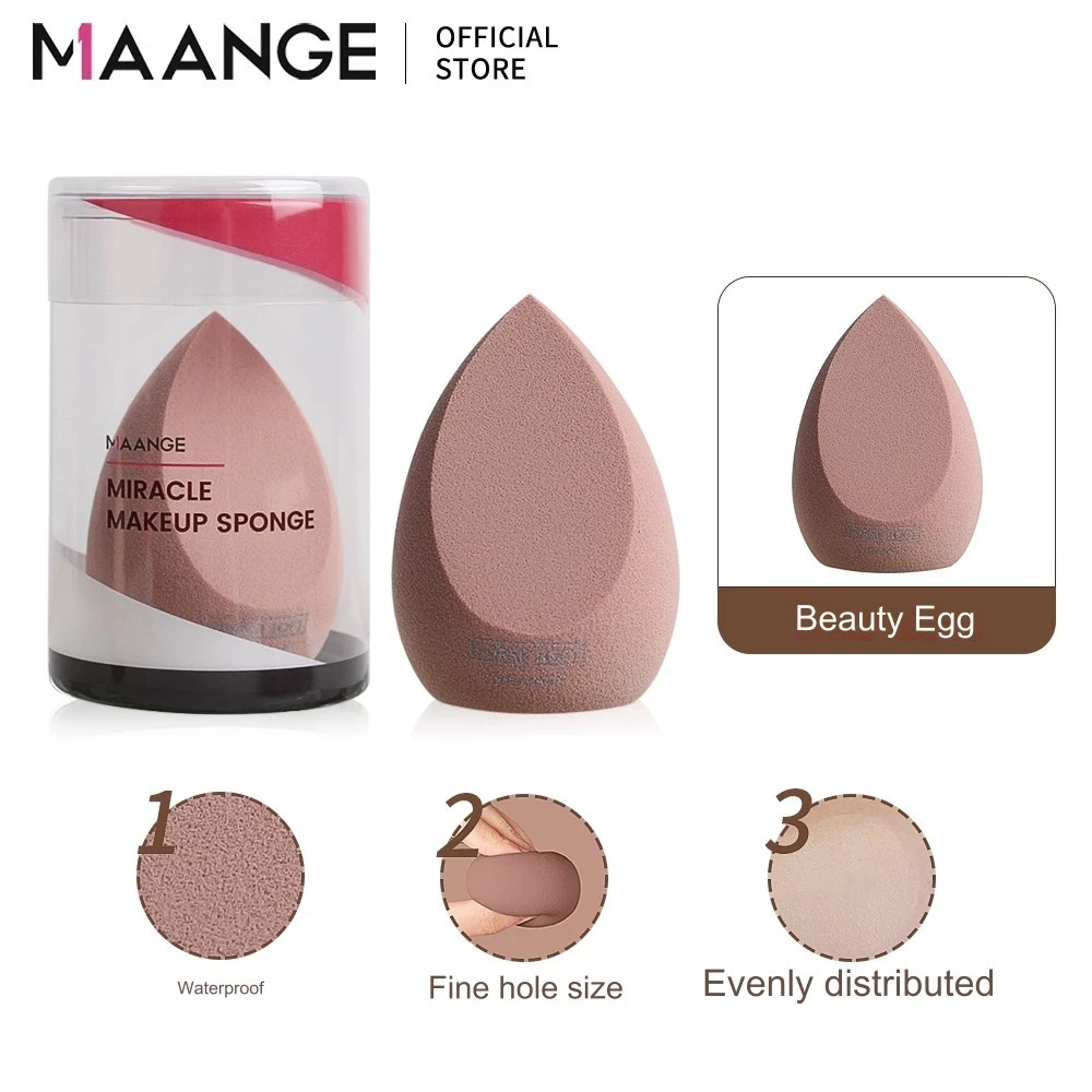 MAANGE Mút Trang Điểm Kèm Hộp Đựng Mút Xốp Trang Điểm 5853