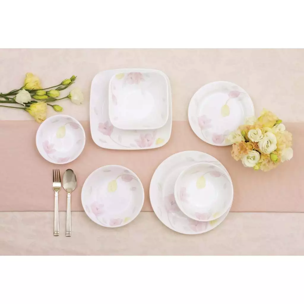 [Chính hãng] Corelle Sản xuất tại Mỹ - Elegant City - Bộ Sưu Tập Tô Chén Dĩa Hoa Tulip