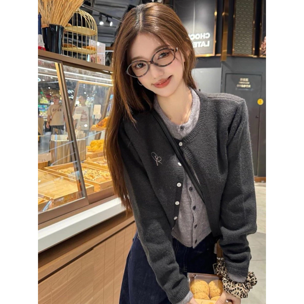 [ẢNH THẬT] Áo Len Cardigan Nữ Form Rộng Dáng Suông – Chất Len Mềm Mịn, Phối Màu QC CC