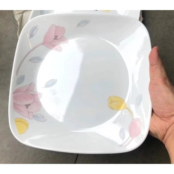 [Made in USA] Dĩa vuông Corelle 23cm Elegant City 2211-EC-LP