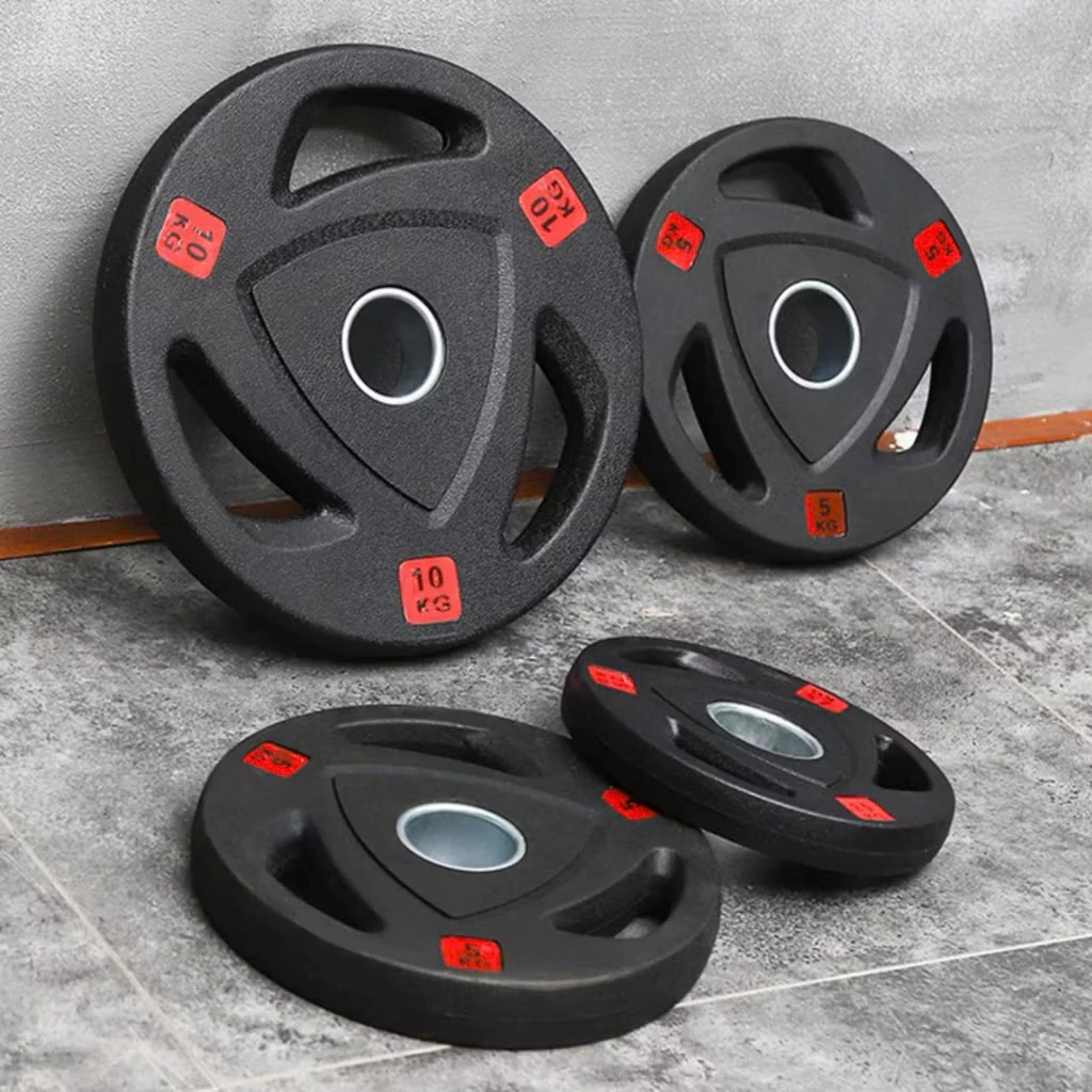 TẠ BÁNH CAO SU LÕI GANG phi 50mm nhập khẩu cao cấp 5kg 10kg 15kg 20kg 25kg