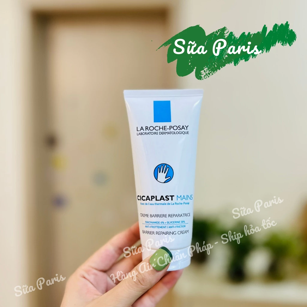 Kem dưỡng ẩm và phục hồi La Roche-Posay Cicaplast Mains cho da tay khô, rất khô_Sữa Paris