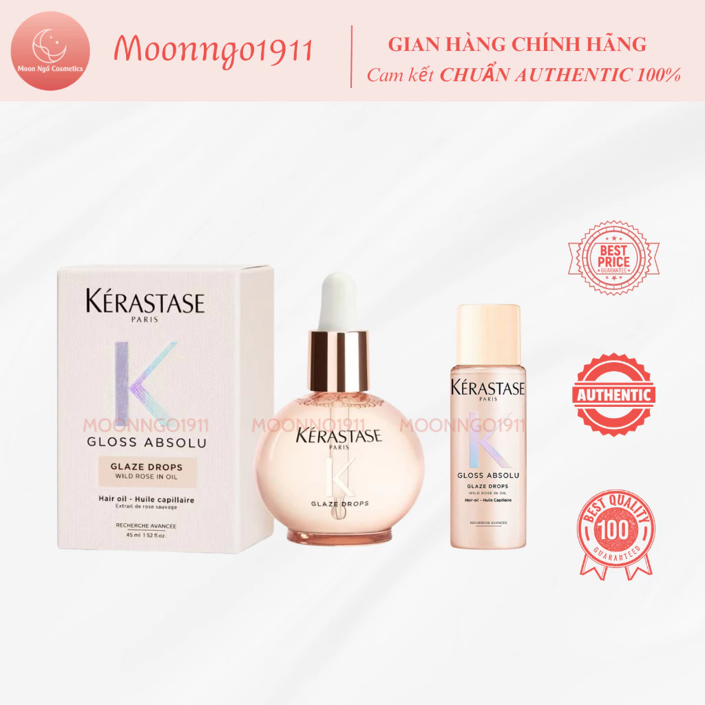 Dầu Dưỡng Tóc KERAS Gloss Absolu Glaze Drops