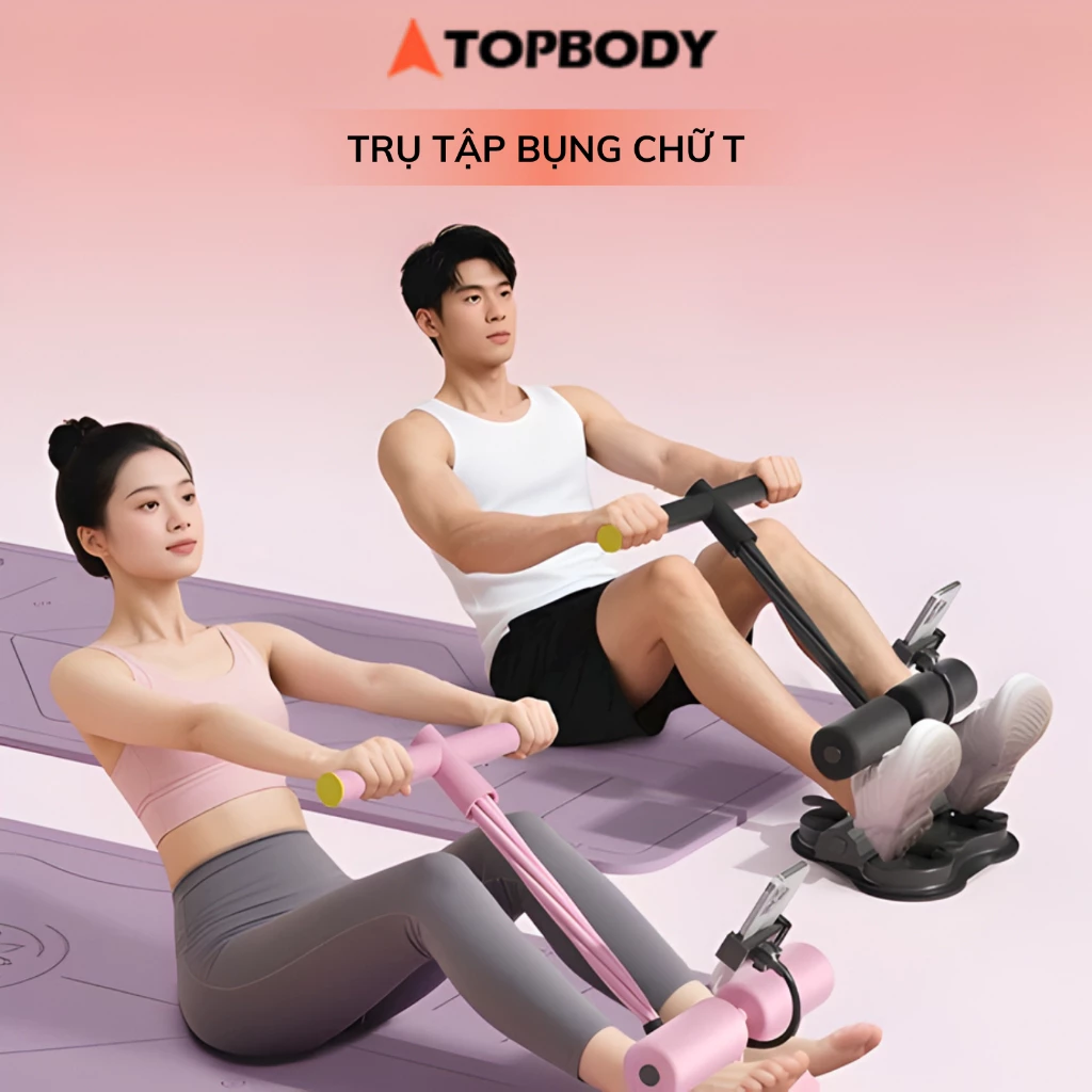 Dụng cụ tập cơ bụng tại nhà, hỗ trợ gập cơ bụng, giúp dáng chuẩn eo thon TOPBODY-TBUNG