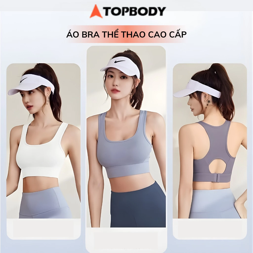 Áo Bra Tập Gym Yoga TOPBOPODY Cao Cấp Có Mút Ngực Chống Sốc AOBRA02