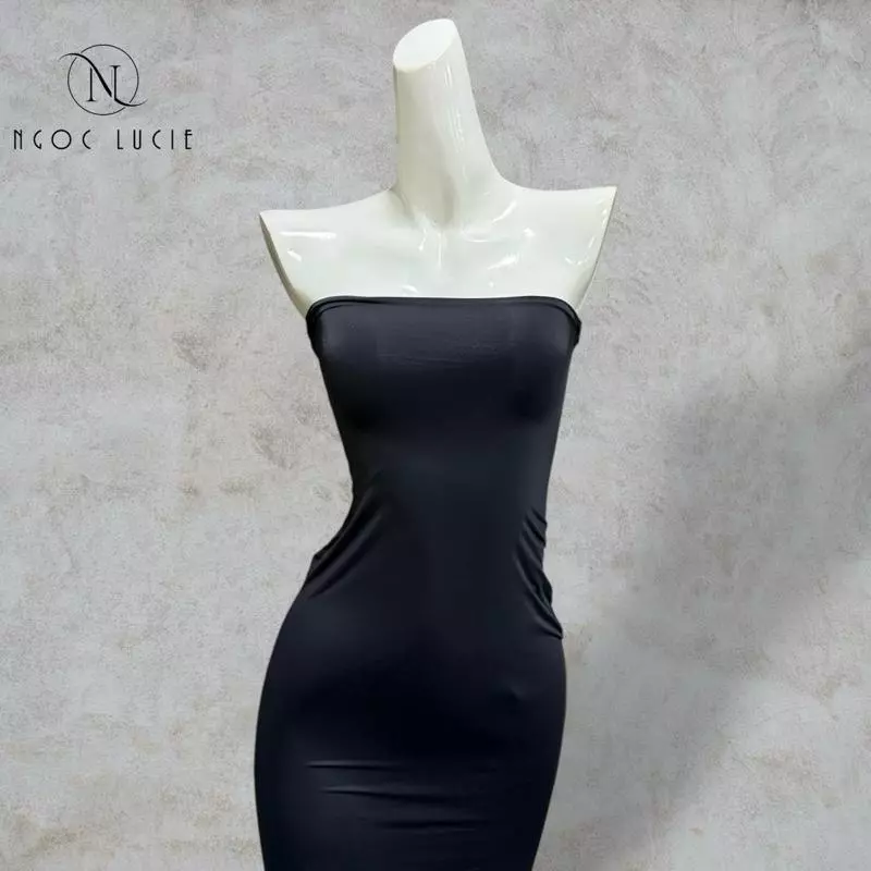 G09 - Đầm Body Ống 2 Lớp Co Dãn Basic Phong Cách Sang Trọng, Tôn Dáng,… - Ngọc Lucie