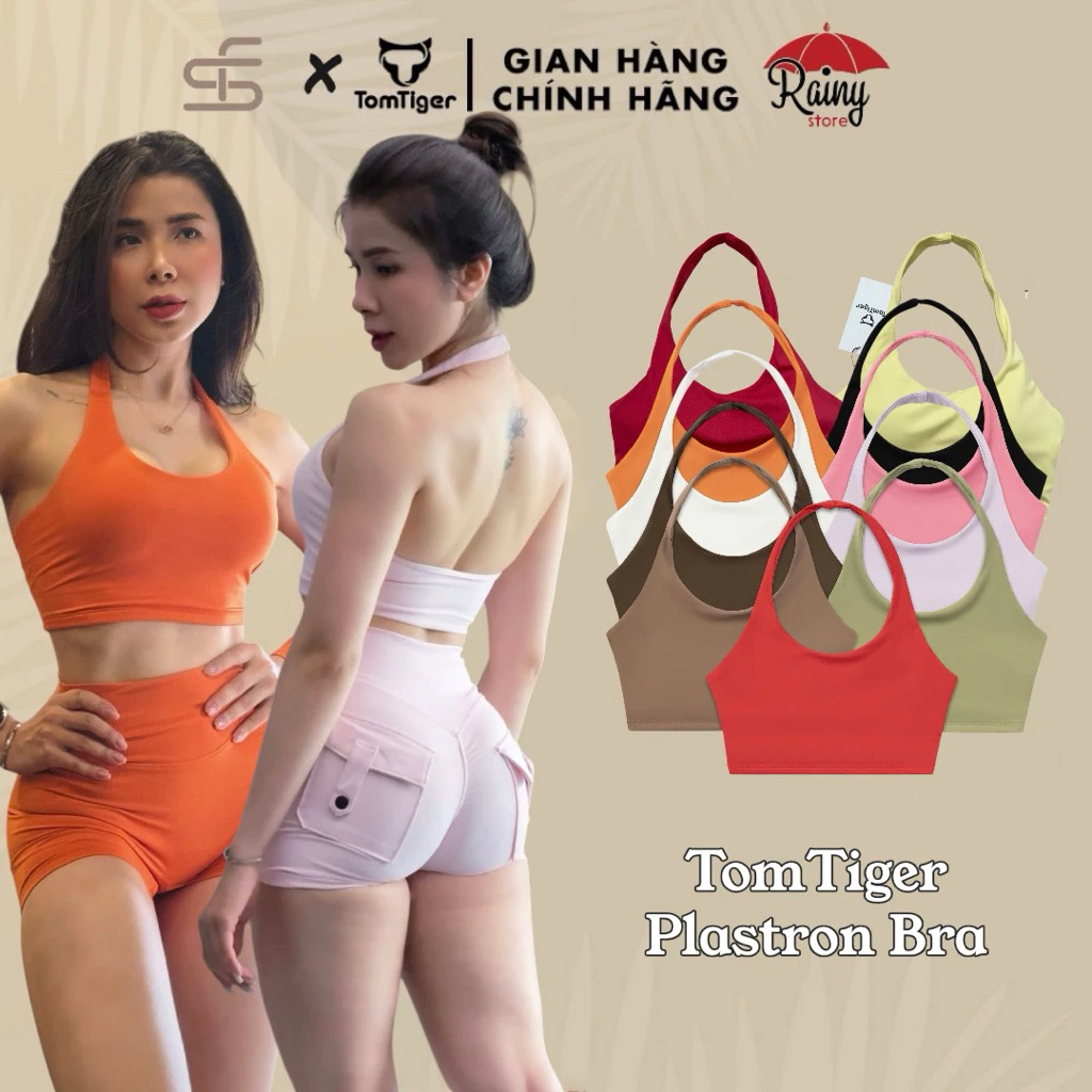 [ CHÍNH HÃNG S/M ] Tomtiger Plastron Áo Yếm Tập Gym, Yoga Cao Cấp Có Mút Đệm Sẵn - RAINY STORE