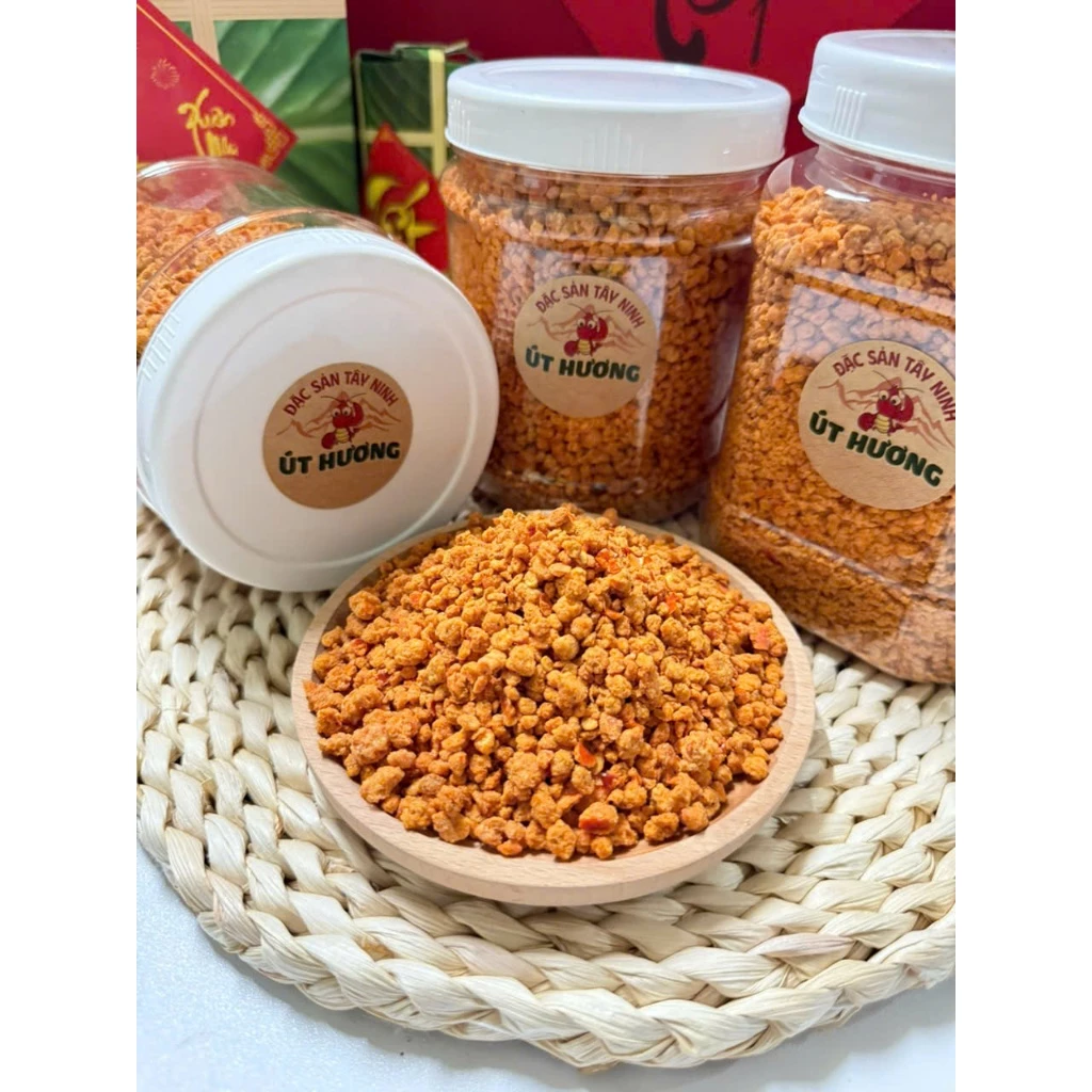 (C1}MUỐI ỚT TÔM CAY SIÊU CẤP GIÒN RUM RÚP _ Đặc sản tây ninh