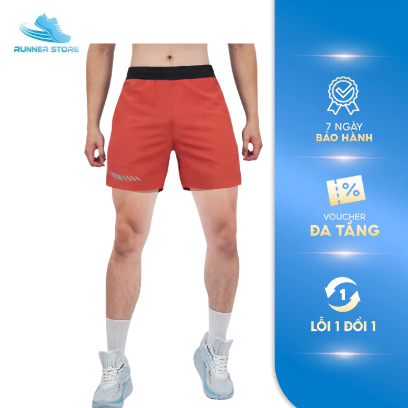 Quần Short Thể Thao Nam 1 Lớp GOYA RADIANT Có Túi Đựng Điện Thoại, Thoáng Mát, Vận Động Thoải Mái