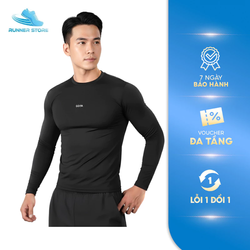 Áo Giữ Nhiệt Nam Nữ GOYA CORE Năm 2026 Cổ Thấp - Mềm Mại, Co Giãn, Giữ Ấm Tốt