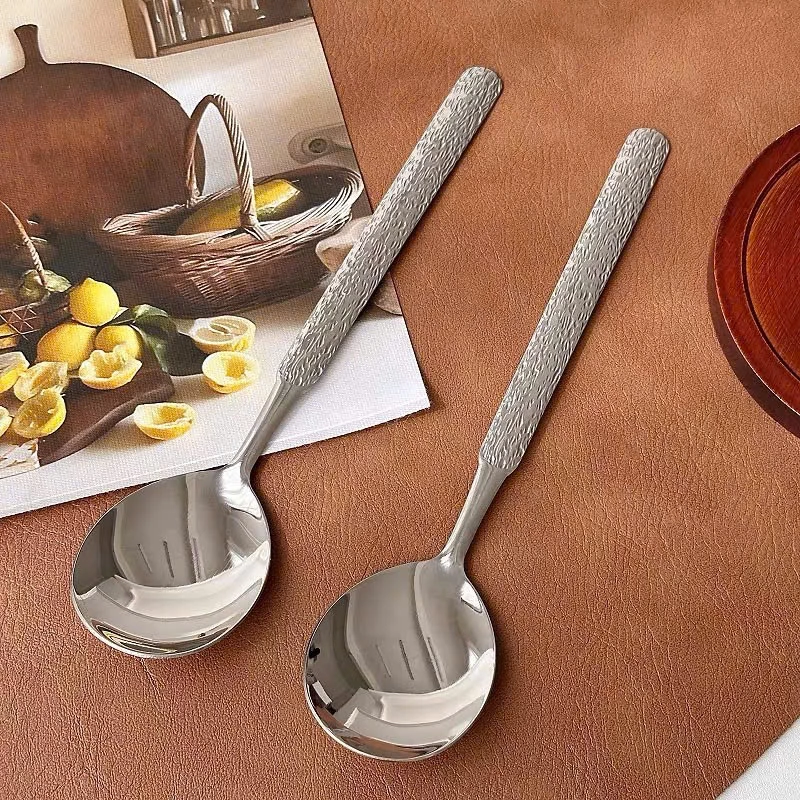 Thìa ăn cơm, đũa inox phong cách hàn quốc, combo đũa muỗng inox ăn cơm cán dài thép không gỉ cao cấp