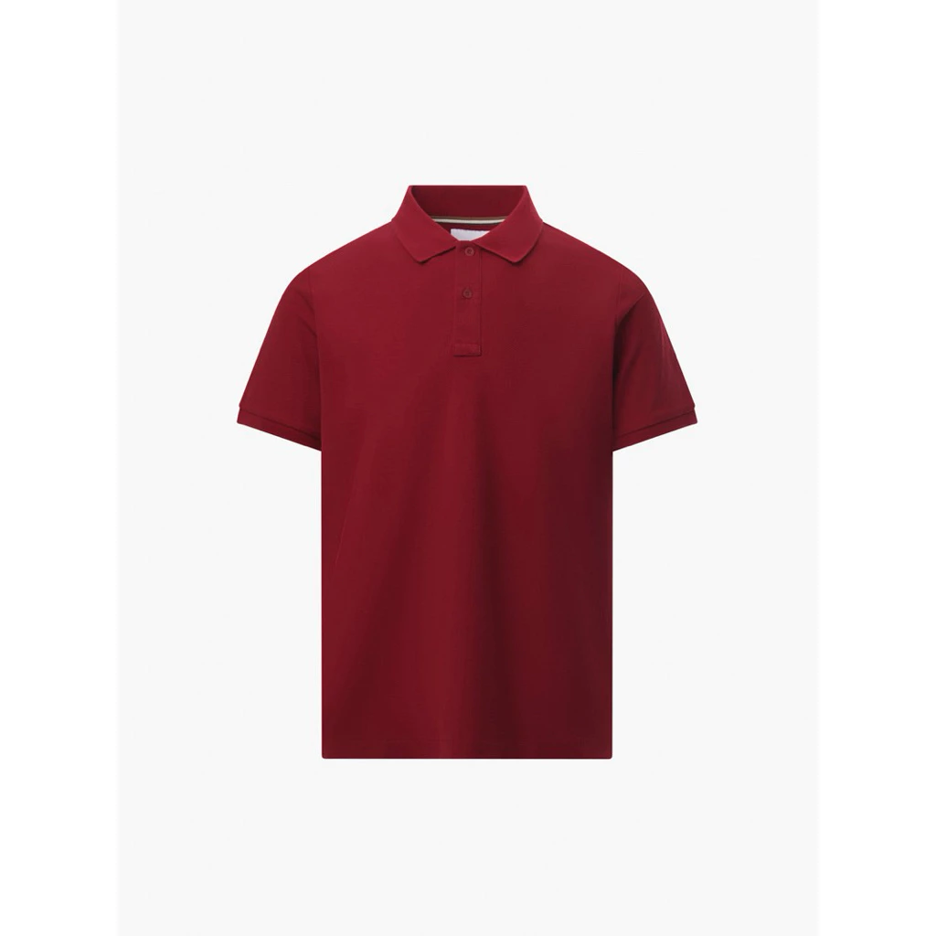 [1 áo cũng in - in theo yêu cầu] áo polo đỏ đô - vải cá sấu poly Thái - VIỄN PHÁT UNIFORM