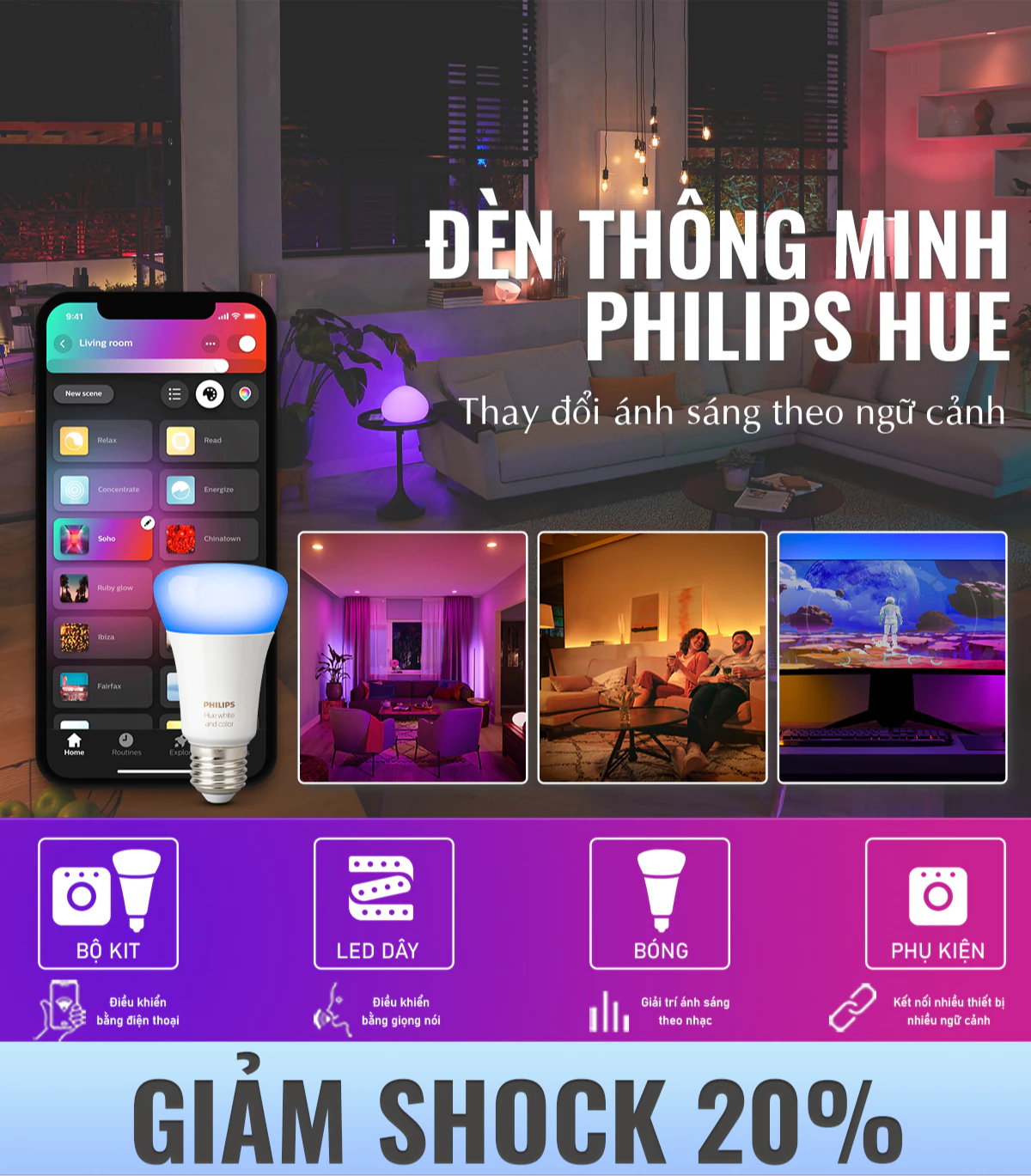 Đèn philips chính hãng