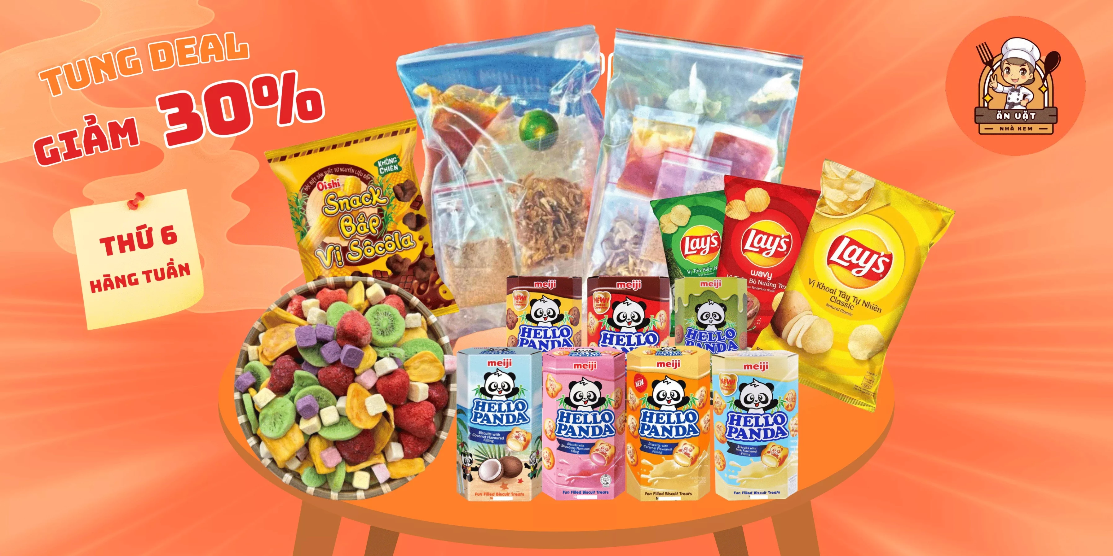 Bán đồ ăn vặt online 