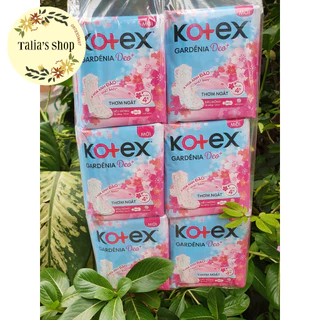 Lốc 6 gói kotex siêu mỏng cánh hoa anh đào gardénia deo - gói 8 miếng