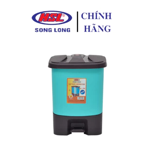 Thùng Rác Có Bật Đức Vuông Đại 2305 Song Long