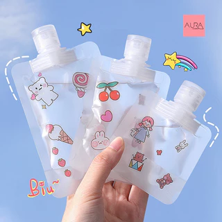 Túi Chiết Túi Đựng Dầu Gội Mỹ Phẩm du lịch 30/50/100ml