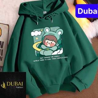 ÁO KHOÁC HOODIE NAM NỮ UNISEX CHẤT NỈ IN HÌNH EM BÉ CUTE PHONG CÁCH HOT TREND 2023 - DUBAI FASHION