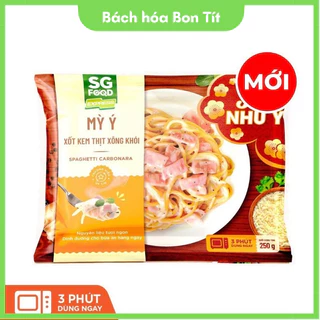 Mỳ Ý Xốt Kem Thịt Xông Khói SG Food 250g