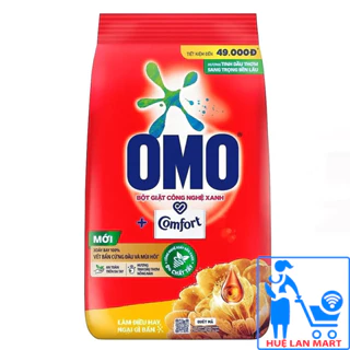 Bột Giặt Omo Comfort Tinh Dầu Thơm Nồng Nàn Túi 2,6kg (Xoáy Bay Vết Bẩn Cứng Đầu Nhanh Hơn, Hương Thơm Bền Lâu)