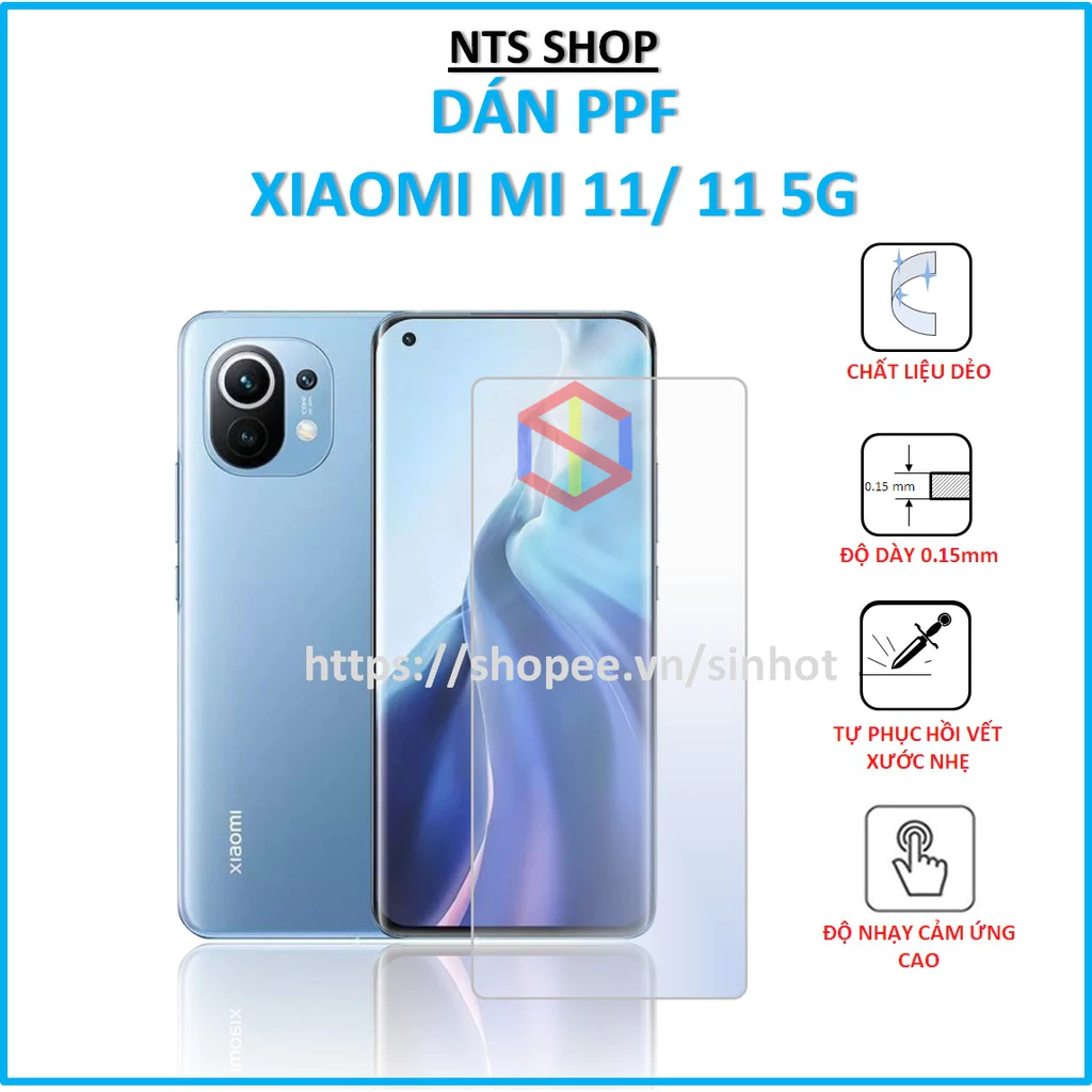 Dán PPF mặt trước sau XIAOMI MI11 5G