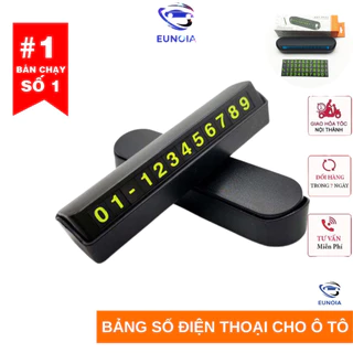 Bảng Số Điện Thoại, Biển Ghi Số đt Trên Ô Tô Gắn Taplo Khi Đỗ Xe Có Dạ Quang - Phụ Kiện Đồ Chơi Ô Tô EUNOIA