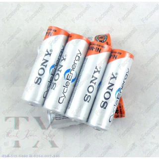 [Combo 4viên+Hộp] Pin Sạc Sony CycleEnergy AA (4600mAh) và AAA (4300mAh) - Pin sạc Sony 2A và 3A  - Tuổi thọ 1.000 lần