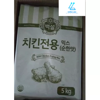 Bột chiên gà Hàn Quốc túi to cho nhà hàng (không cay) 5KG - 치킨튀김 가루