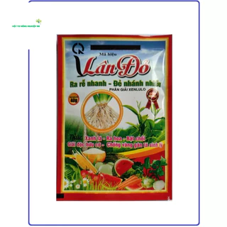 Phân bón Lân đỏ bổ sung nấm Trichoderma, khoáng sinh học giúp cây phát triển bền vững, khỏe từ gốc 40gr/ gói