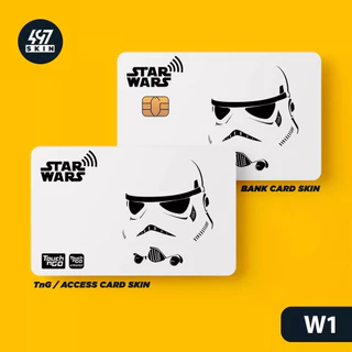 Skin Card White Series - Miếng Dán ATM, Thẻ Xe, Thẻ Từ, Thẻ Chung Cư - Chất Liệu Chống Xước - Chống Nước