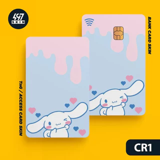 Skin Card Cutre Puppy (Series 1) - Miếng Dán ATM, Thẻ Xe, Thẻ Từ, Thẻ Chung Cư - Chất Liệu Chống Xước - Chống Nước