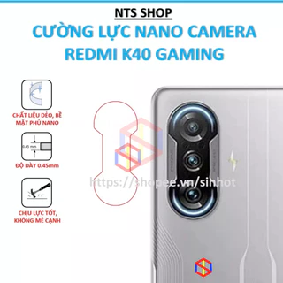 Combo 2 miếng dán cường lực dẻo bảo vệ camera XIAOMI POCO F3 GT / REDMI K40 GAMING