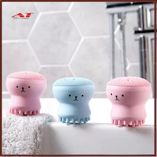 Cọ rửa mặt bạch tuộc 2 đầu - CÓ HỘP CUTE