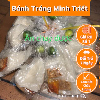 [10b] Bánh tráng vò phơi sương sate muối nhuyễn siêu cay Tây Ninh loại 1