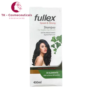 Dầu Gội Đầu Fullex Speed & Strong Shampoo Ngăn Ngừa Rụng Tóc, Mềm Mượt Chắc Khỏe Nuôi Dưỡng Tóc - 400ml