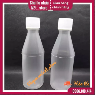 Vỏ chai nhựa đựng nước, siro 100ml, Chai Nhựa Cao Cổ, Set 20 chai