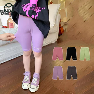 Quần legging đùi cho bé gái AMBB KIDS chất cotton mềm mát thấm hút mồ hôi thân thiện với bé 2-8 tuổi