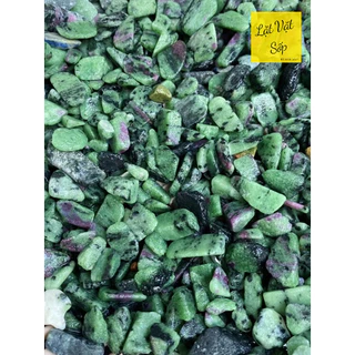 100g Vụn đá Zoisite - Ruby Nam Phi tự nhiên