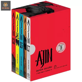 Sách - Ajin - Boxset số 3 (Tập 13 - Tập 17) - Tặng Kèm Bookmark 3D