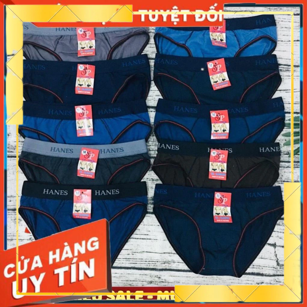 Bộ 5 Quần Lót Nam thun co giãn Hàng xưởng sản xuất đủ size hàng 100 cotton
