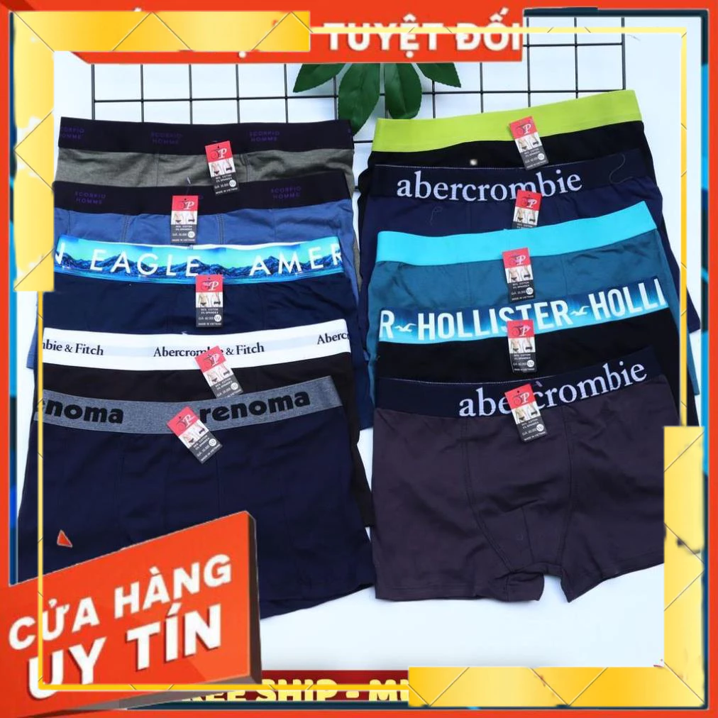 COMBO 5 Quần Lót Đùi Nam vải thun - Quần lót Boxer Nam cho moi lứa tuổi SIÊU SALE !! SIÊU SALE !! FREE SHIP