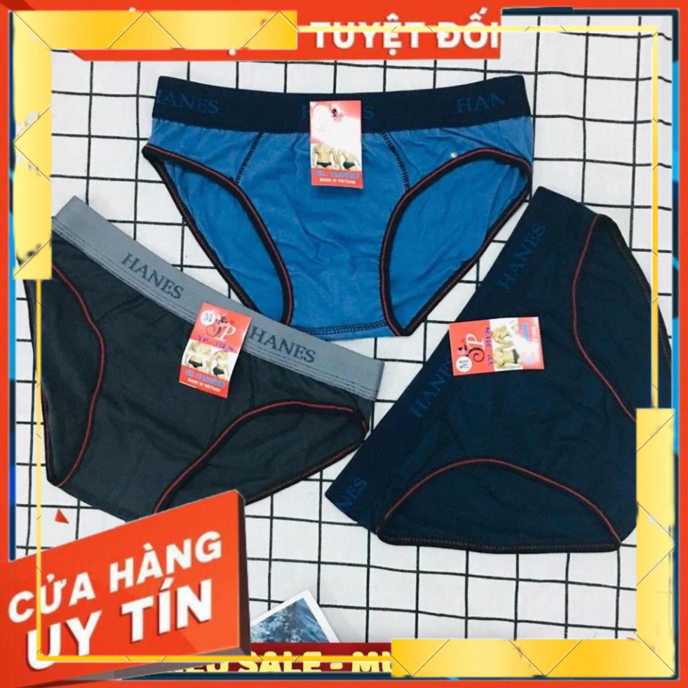 BỘ 10 Quần Lót Nam - Quần Sịp Xì Nam vải thun cotton Đủ size cho mọi lứa tuổi hàng ẢNH THẬT