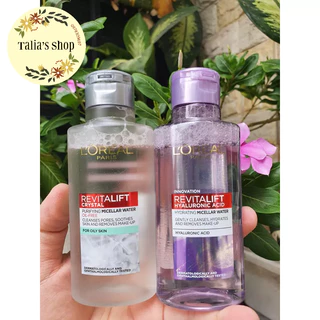 Nước tẩy trang Loreal Paris Revitalift Crystal dành cho da dầu/ siêu cấp ẩm 95ml