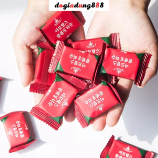 Khăn giấy nén Hàn Quốc thiết kế hình viên kẹo bo tròn đa năng tiện lợi
