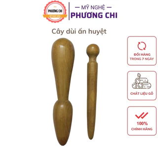 Cây dùi day ấn huyệt bằng gỗ thơm, Dụng cụ day ấn huyệt | Mỹ nghệ phương chi