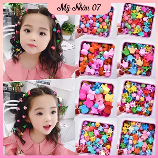 Set 10 kẹp tóc càng cua mini đủ kiểu cute cho bé, kẹp tóc mái tạo kiểu Hàn Quốc - Mỹ Nhân 07