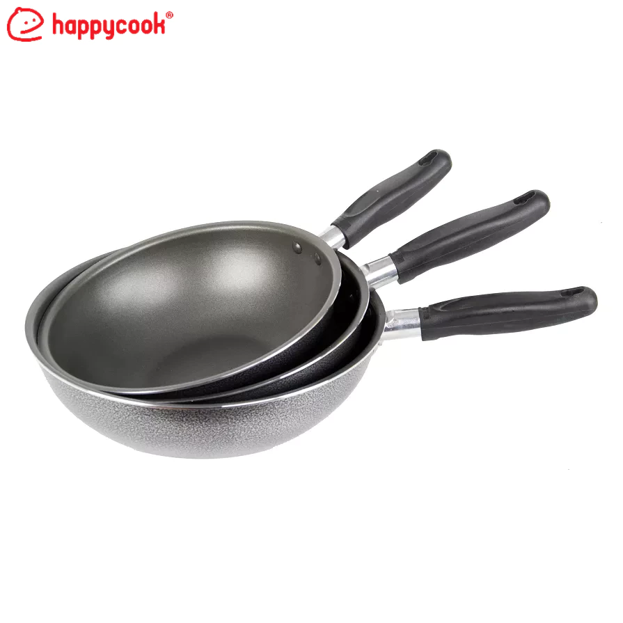 Chảo nhôm sâu chống dính Happycook 24, 26, 28cm