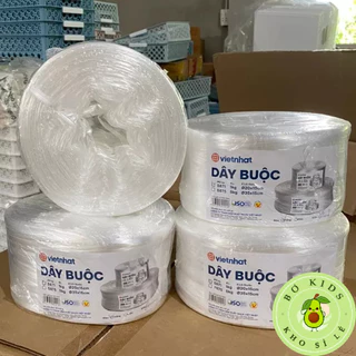 Dây Buộc Hàng Cuộn 1kg Hàng Việt Nhật Plastic màu trắng.siêu dai, Dây Dứa, Dây NiLon buộc bao tải